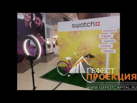 Инстапринтер на промоакции компании Swatch