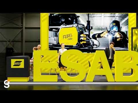 Застройка стенда для компании ESAB 2021 Гефест Проекция РТ